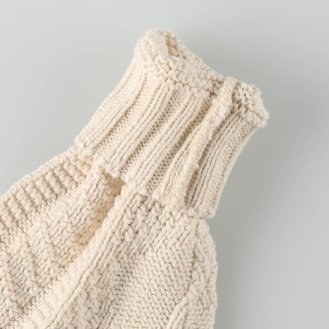 Lake Harmony Cotton Knit Cardigan, Made in USA, Men's Size L (approx.), Vintage cotton ivory Vintage Second Hand