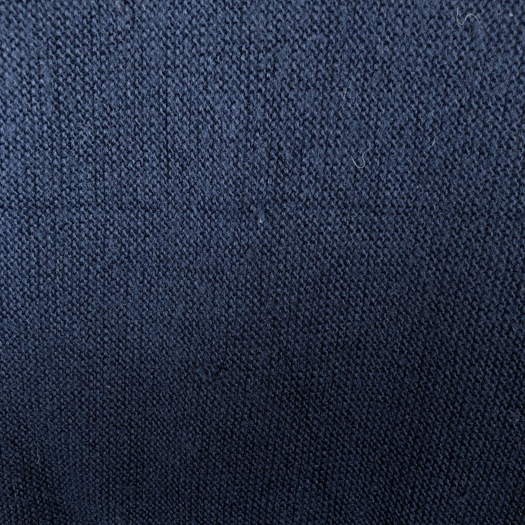 Geoffrey Beene Acrylic Knit Cardigan, Made in USA, Men's Size M (approx.) acrylic navy blue type Vintage Second Hand