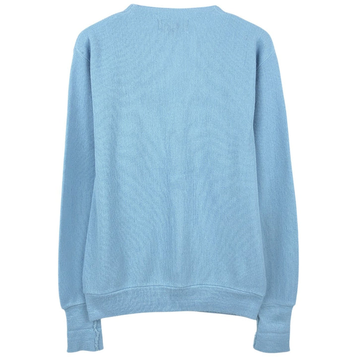 KNIGHTS BRIDGE FOR MEN Acrylic Knit Cardigan, Made in USA, Men's Size L (equivalent) Oron Acrylic Blue type light blue Vintage Second Hand