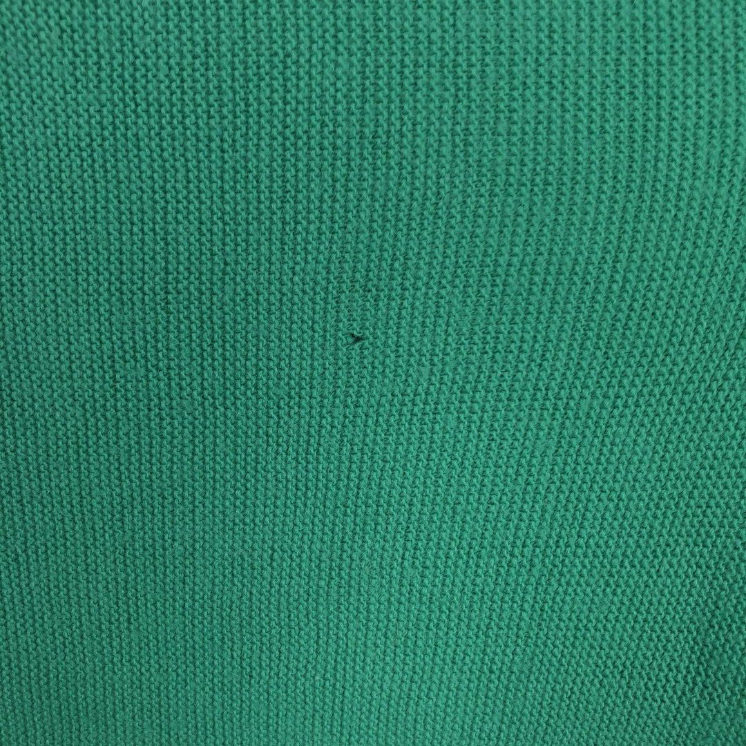 70s-80'S Arnold Palmer Acrylic Knit Cardigan, Made in USA, Men's XL equivalent, Vintage acrylic green type yellow green Vintage Second Hand