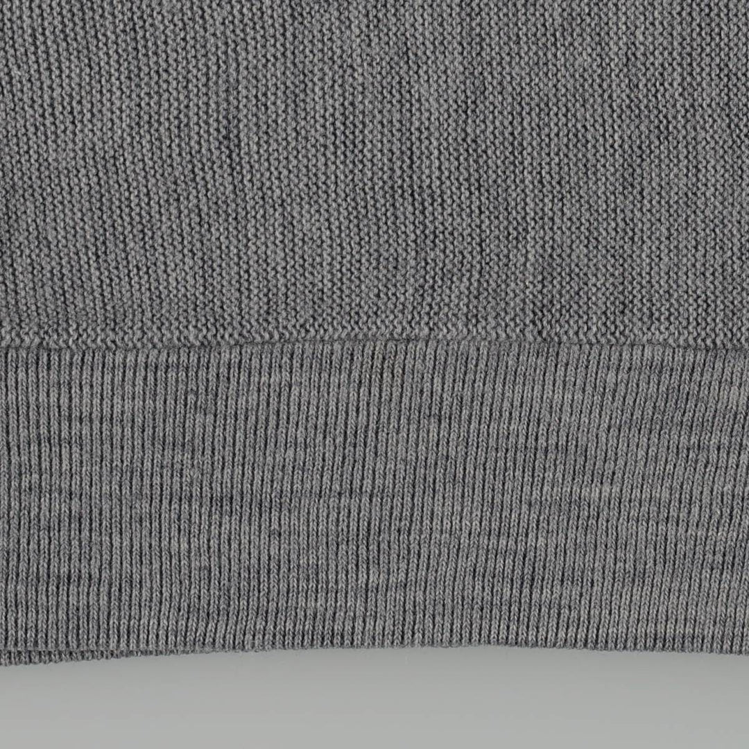 ~90'S Jantzen Acrylic Knit Cardigan, Made in USA, Men's Size L (approx.), Vintage unclear gray type Vintage Second Hand