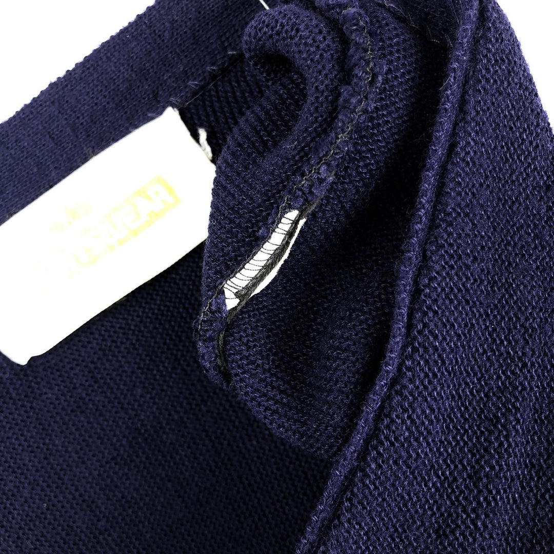 80'S Sportswear SPORTSWEAR Acrylic Knit Cardigan XL (Men's XL equivalent) Vintage unclear navy blue type Vintage Second Hand