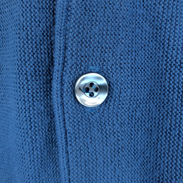 70s-80'S Sears The Men's Store Acrylic Knit Cardigan, Men's Size XL (approx.), Vintage Oron Acrylic blue type Vintage Second Hand