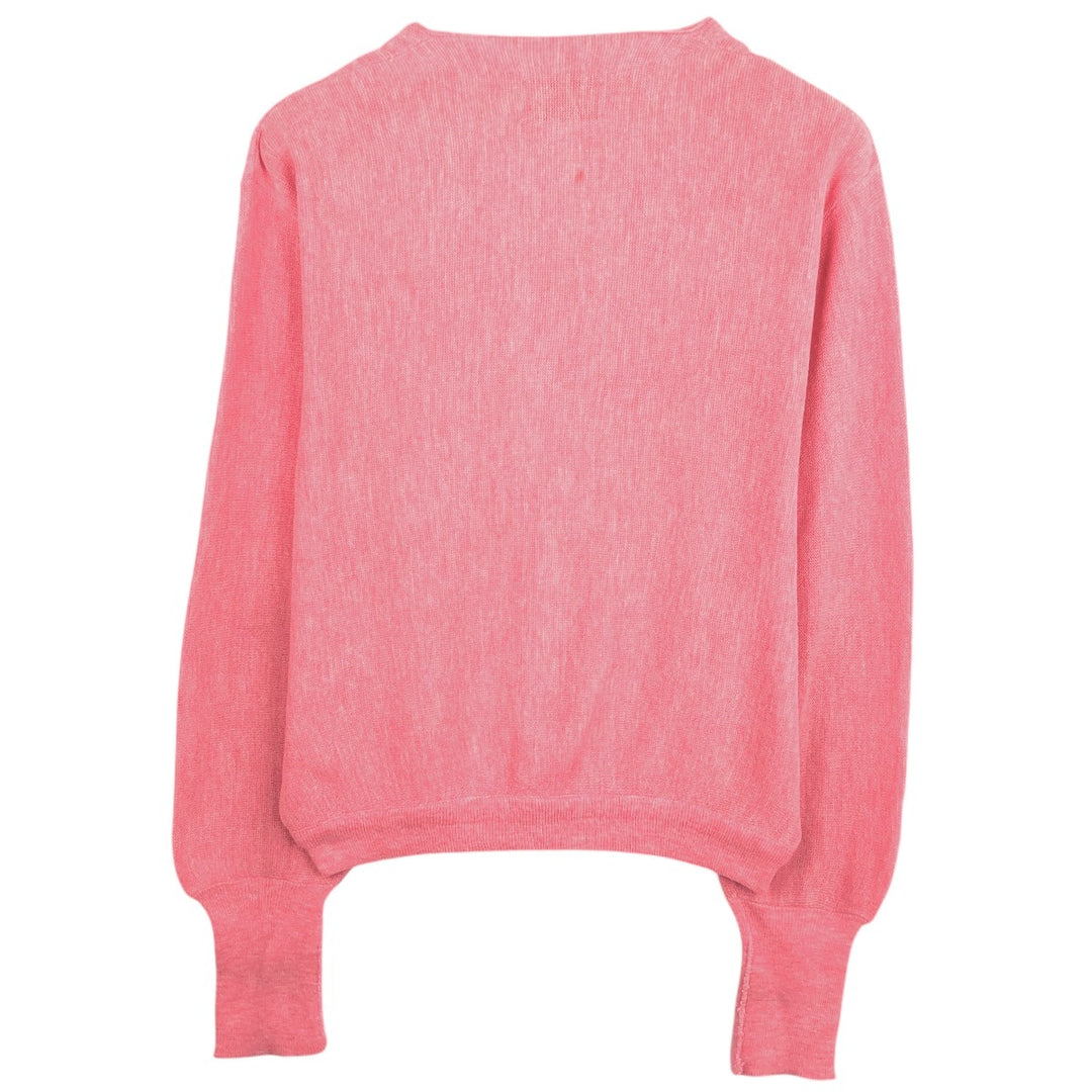 BRENTWOOD Acrylic Knit Cardigan, Men's Size L (approx.) acrylic pink type Vintage Second Hand
