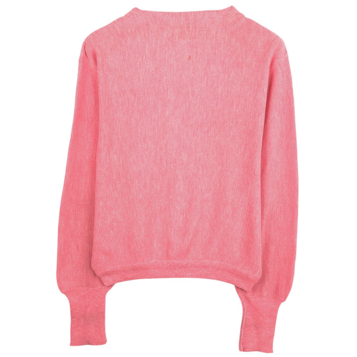 BRENTWOOD Acrylic Knit Cardigan, Men's Size L (approx.) acrylic pink type Vintage Second Hand