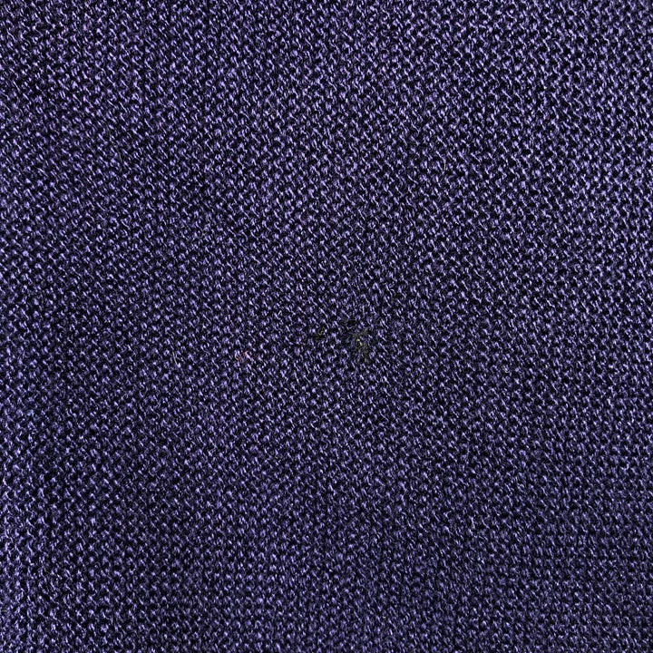 70s-80'S Lacoste CHEMISE Acrylic Knit Cardigan, Made in Spain, Men's XL equivalent, Vintage acrylic navy blue type Vintage Second Hand