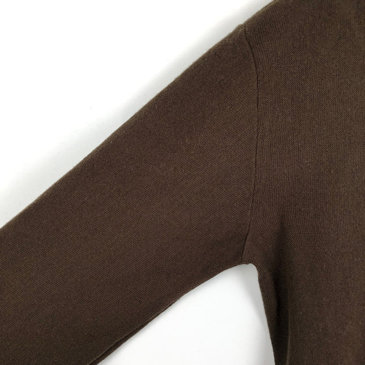 Jantzen acrylic knit cardigan, made in the USA, men's size L acrylic brown type Vintage Second Hand