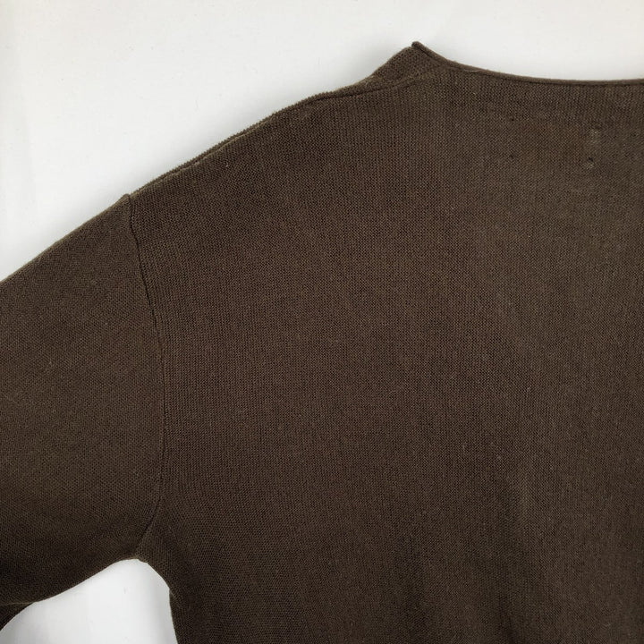 Jantzen acrylic knit cardigan, made in the USA, men's size L acrylic brown type Vintage Second Hand