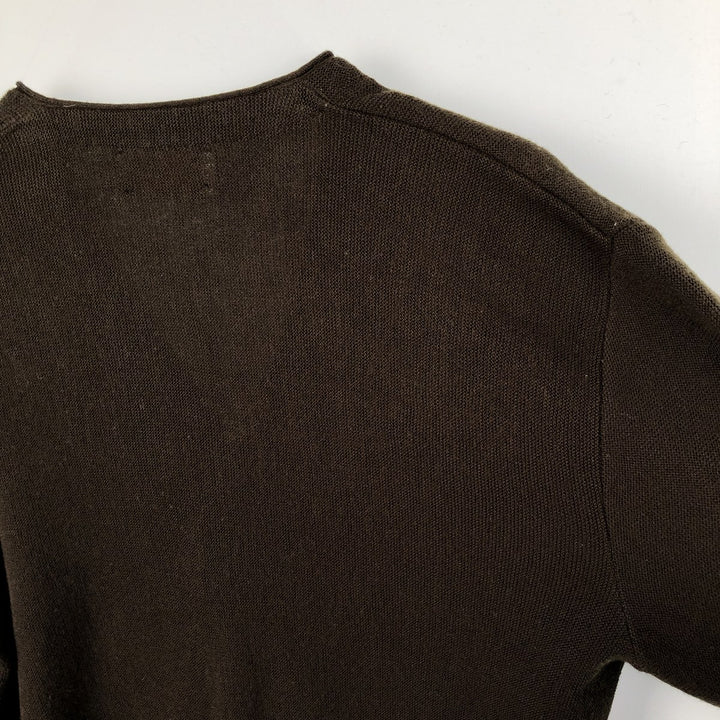 Jantzen acrylic knit cardigan, made in the USA, men's size L acrylic brown type Vintage Second Hand