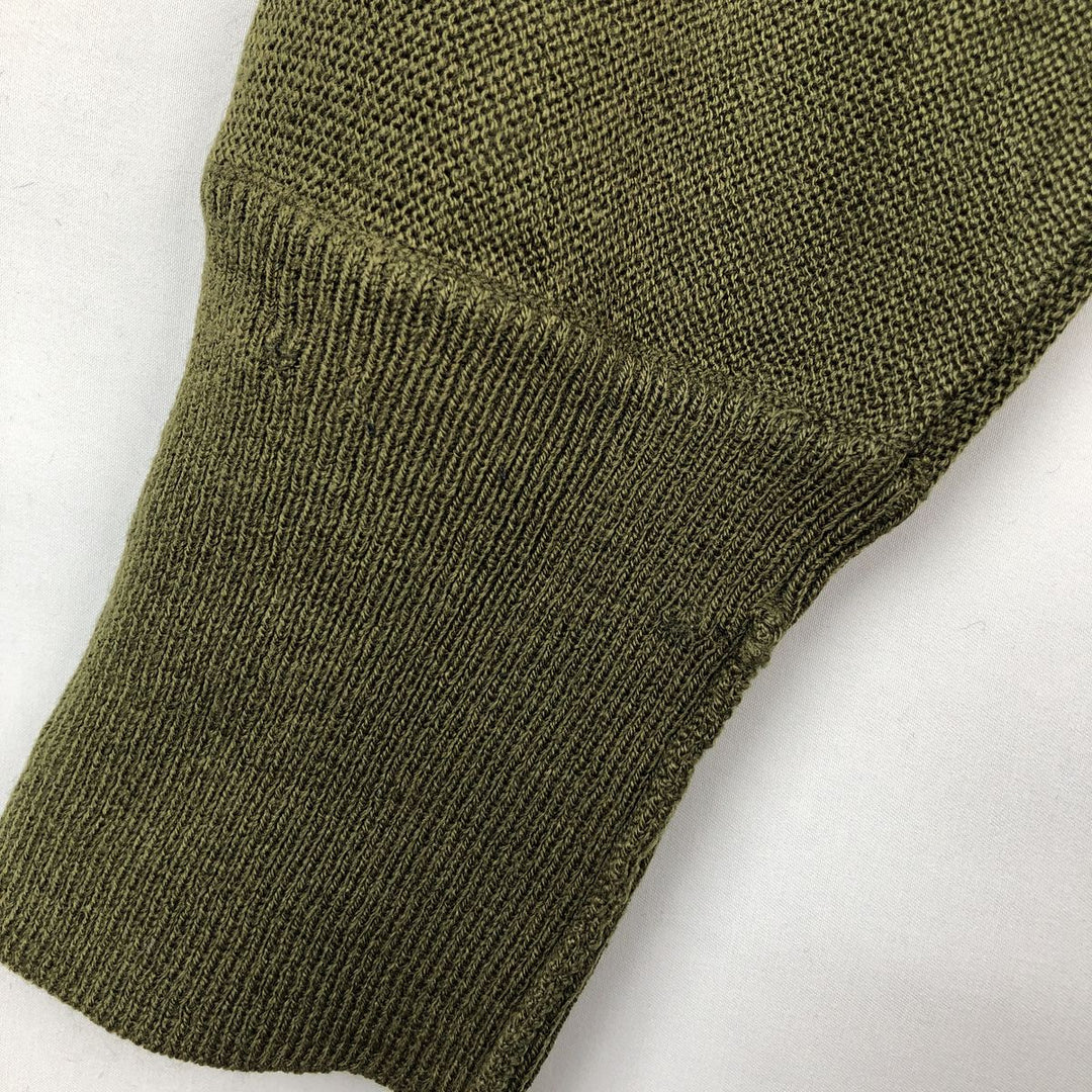 1980'S Lacoste CHEMISE knit cardigan, made in Spain, men's size M equivalent, vintage. unclear Khaki type Vintage Second Hand