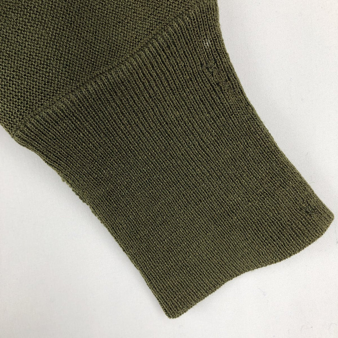1980'S Lacoste CHEMISE knit cardigan, made in Spain, men's size M equivalent, vintage. unclear Khaki type Vintage Second Hand
