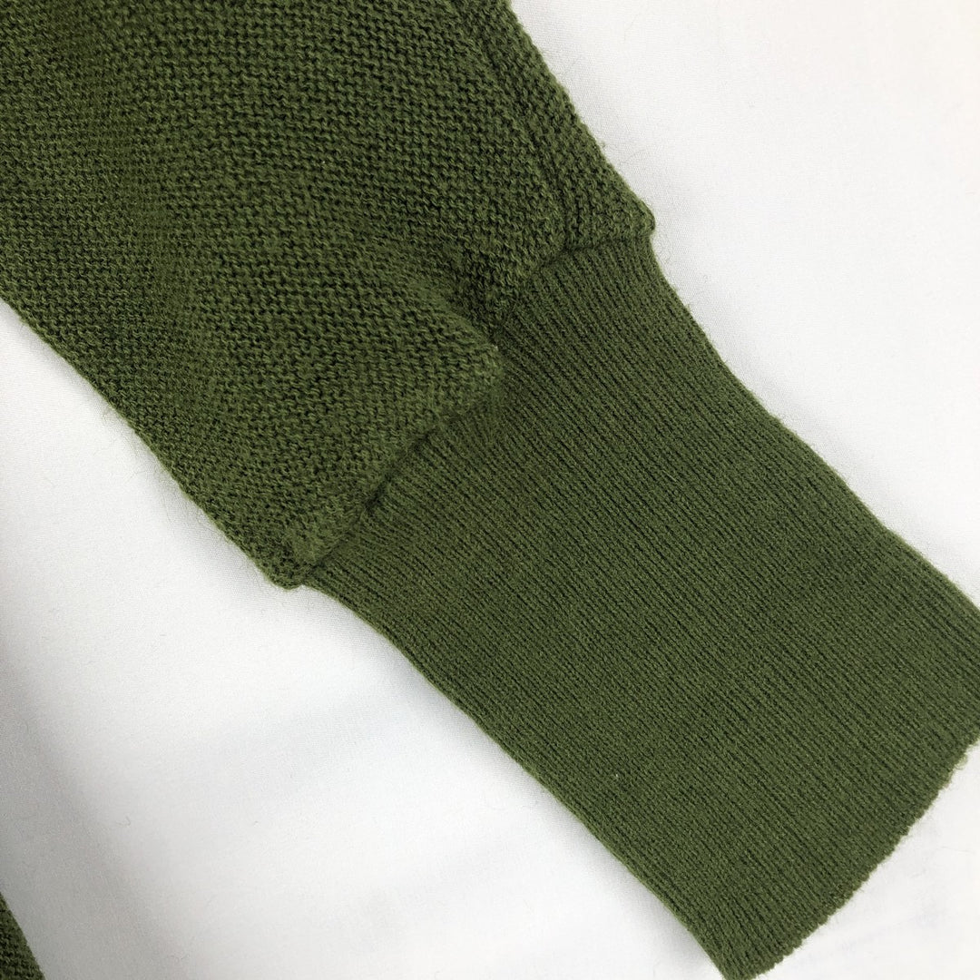 ~1970'S Town Craft JC Penney Knit Cardigan, Men's Size L (approx.), Vintage unclear Khaki type Vintage Second Hand