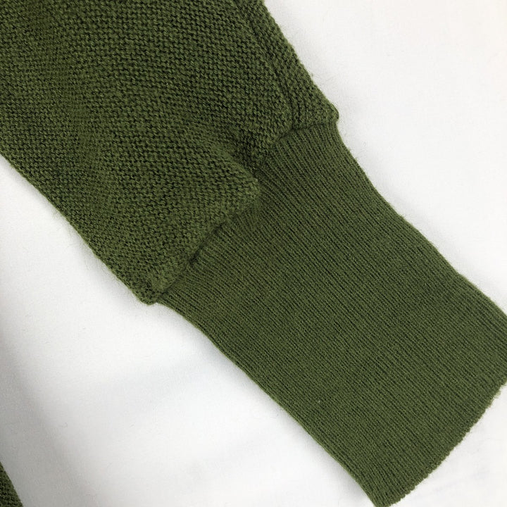 ~1970'S Town Craft JC Penney Knit Cardigan, Men's Size L (approx.), Vintage unclear Khaki type Vintage Second Hand