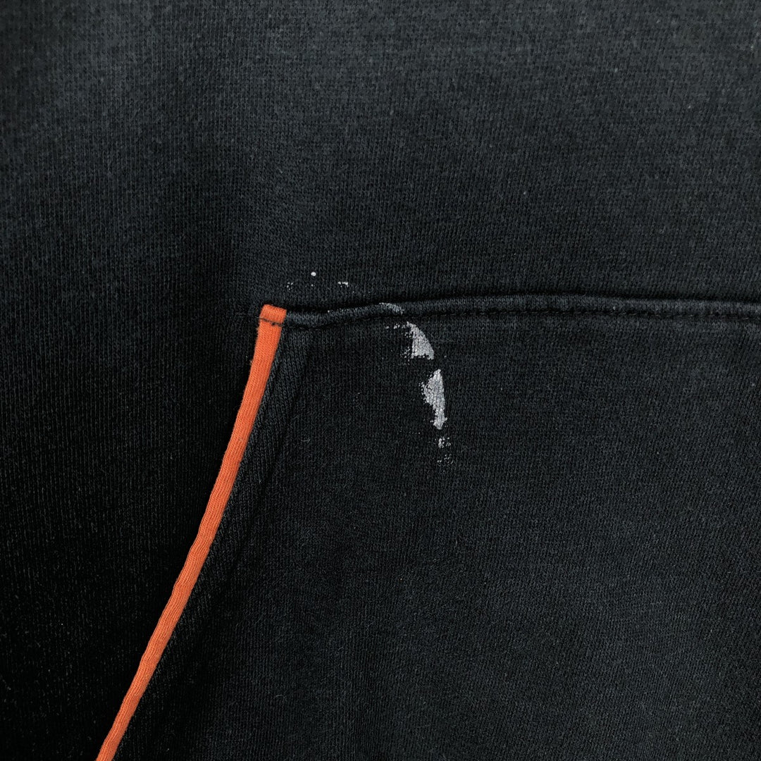 Harley-Davidson Advertising Pullover Hoodie, Men's XXL cotton black type Vintage Second Hand