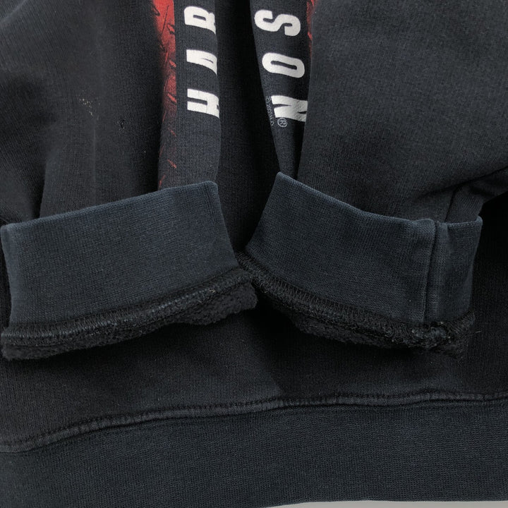 2000'S Harley-Davidson Advertising Pullover Hoodie, Men's Size L unclear black type Vintage Second Hand