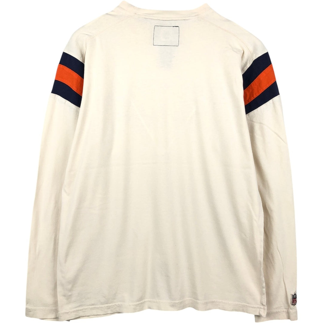 Reebok NFL Chicago Bears Long-Sleeve T-Shirt (Men's Size M) unclear ivory Vintage Second Hand
