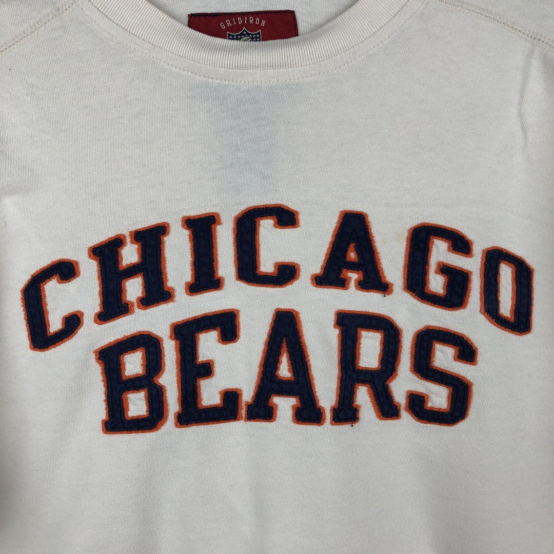 Reebok NFL Chicago Bears Long-Sleeve T-Shirt (Men's Size M) unclear ivory Vintage Second Hand