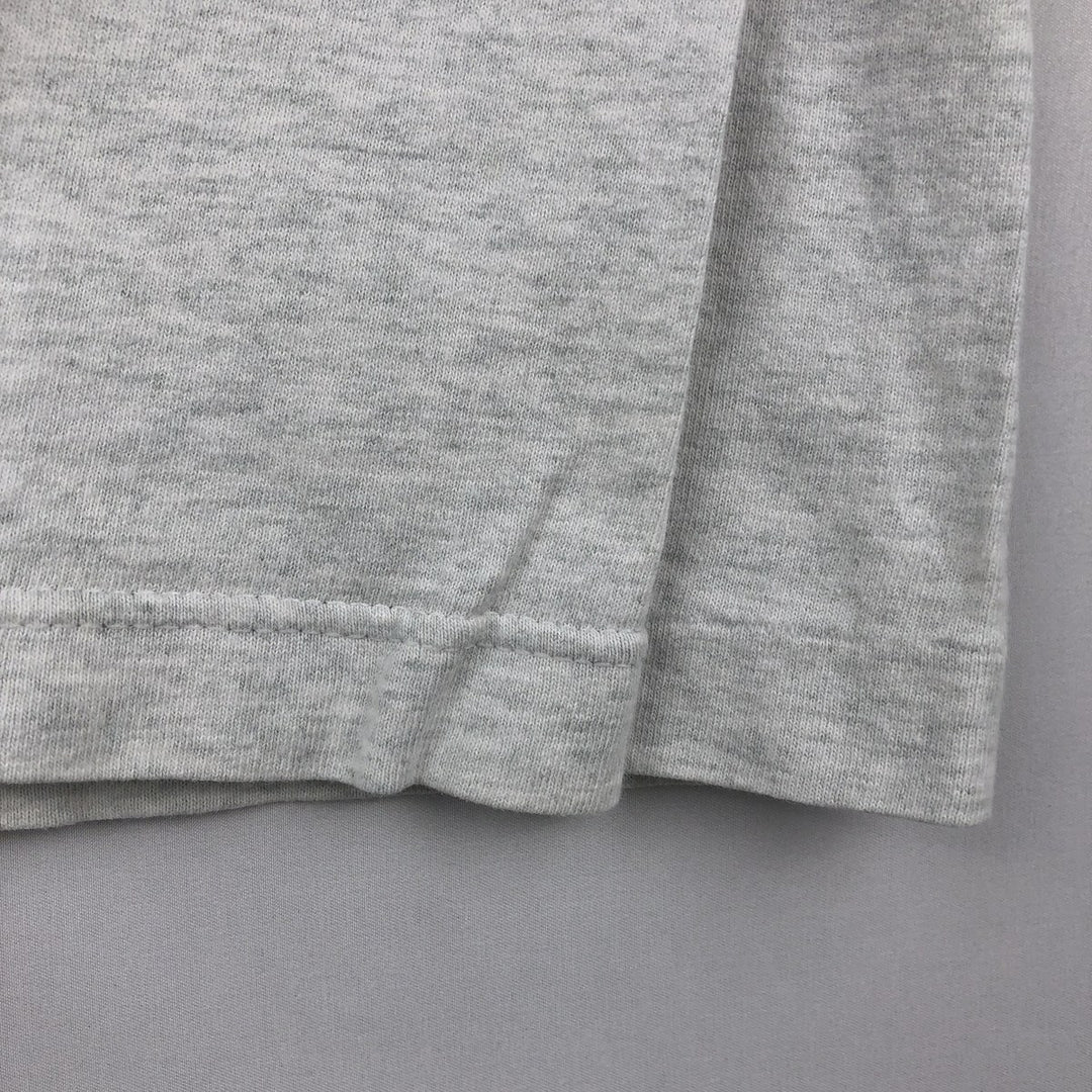90'S Fruit of the Loom Long Sleeve T-Shirt, Made in USA, Men's Size L, Vintage cotton gray type Vintage Second Hand