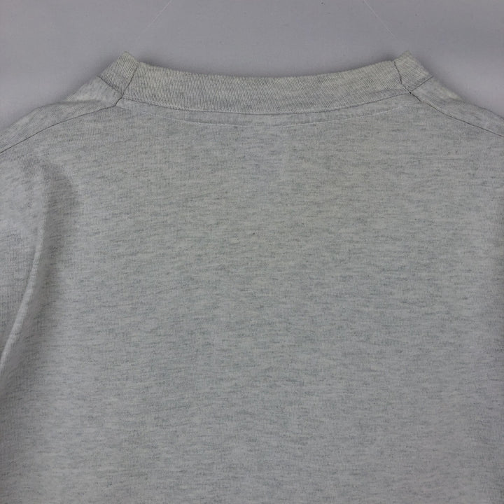90'S Fruit of the Loom Long Sleeve T-Shirt, Made in USA, Men's Size L, Vintage cotton gray type Vintage Second Hand