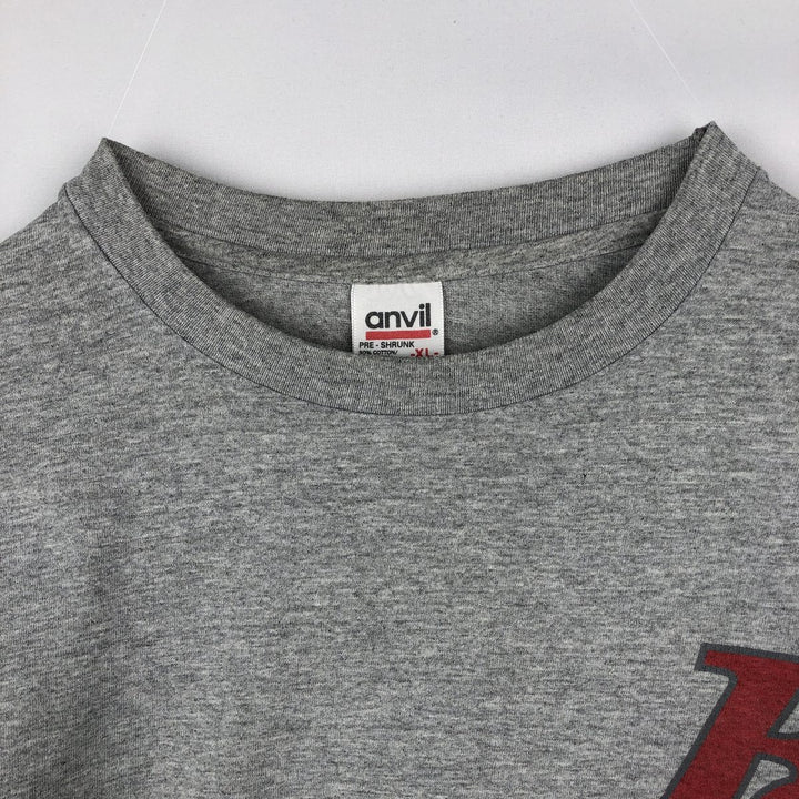 90'S Anvil Long-Sleeve T-Shirt, Made in USA, Men's XL (approx.), Vintage cotton gray type Vintage Second Hand