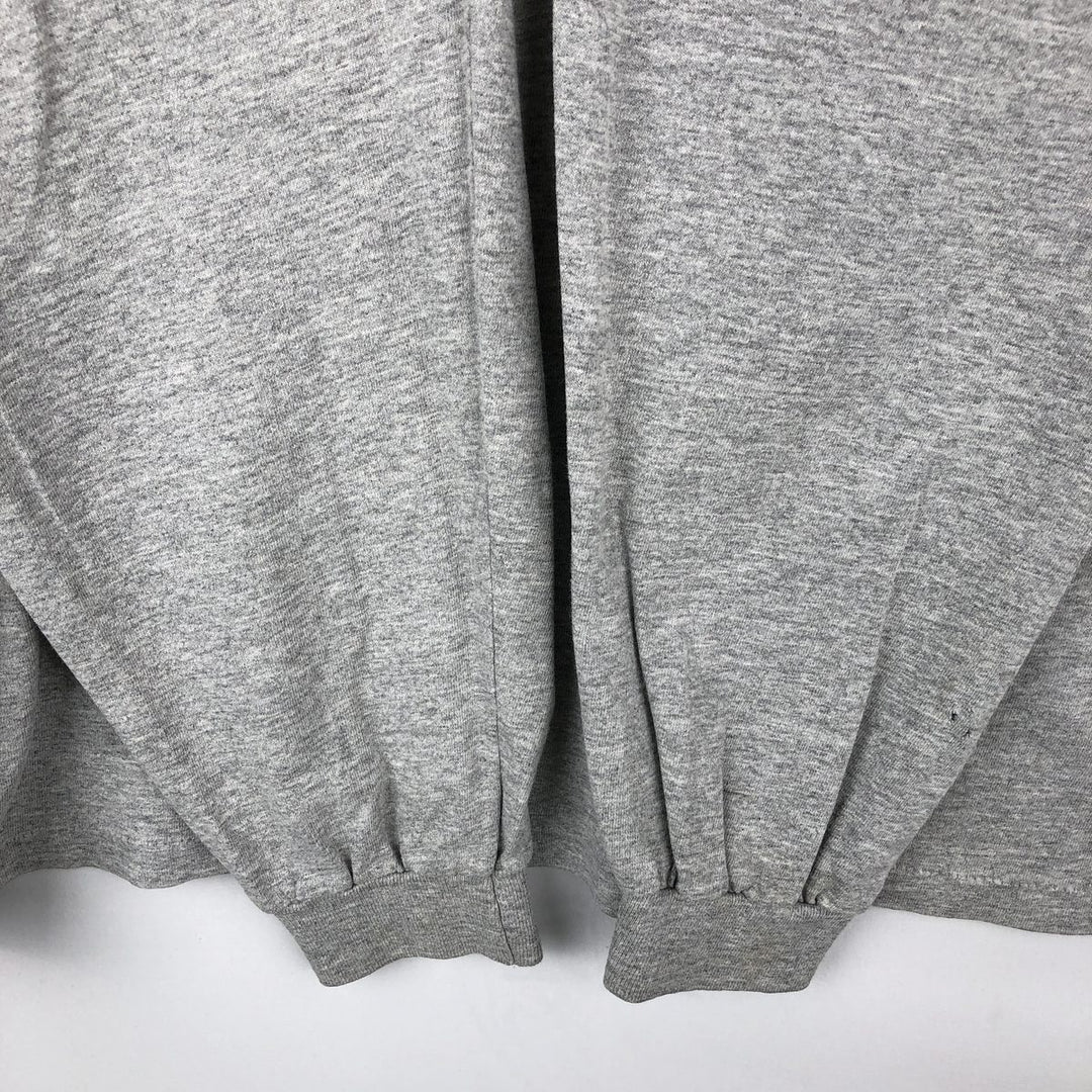 90'S Anvil Long-Sleeve T-Shirt, Made in USA, Men's XL (approx.), Vintage cotton gray type Vintage Second Hand
