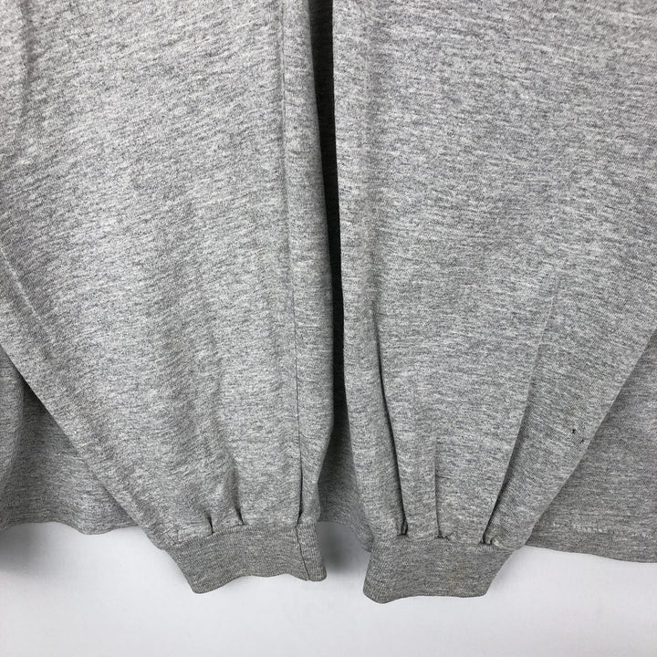 90'S Anvil Long-Sleeve T-Shirt, Made in USA, Men's XL (approx.), Vintage cotton gray type Vintage Second Hand