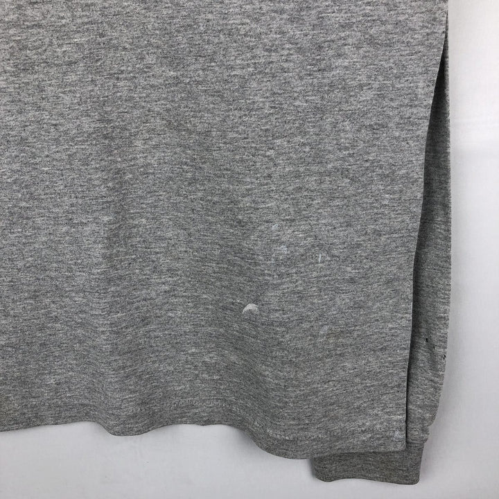 90'S Anvil Long-Sleeve T-Shirt, Made in USA, Men's XL (approx.), Vintage cotton gray type Vintage Second Hand