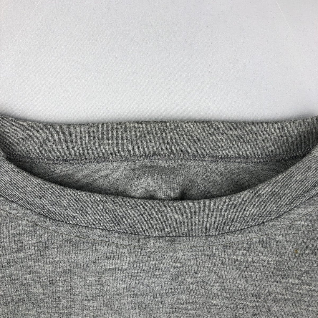 90'S Anvil Long-Sleeve T-Shirt, Made in USA, Men's XL (approx.), Vintage cotton gray type Vintage Second Hand