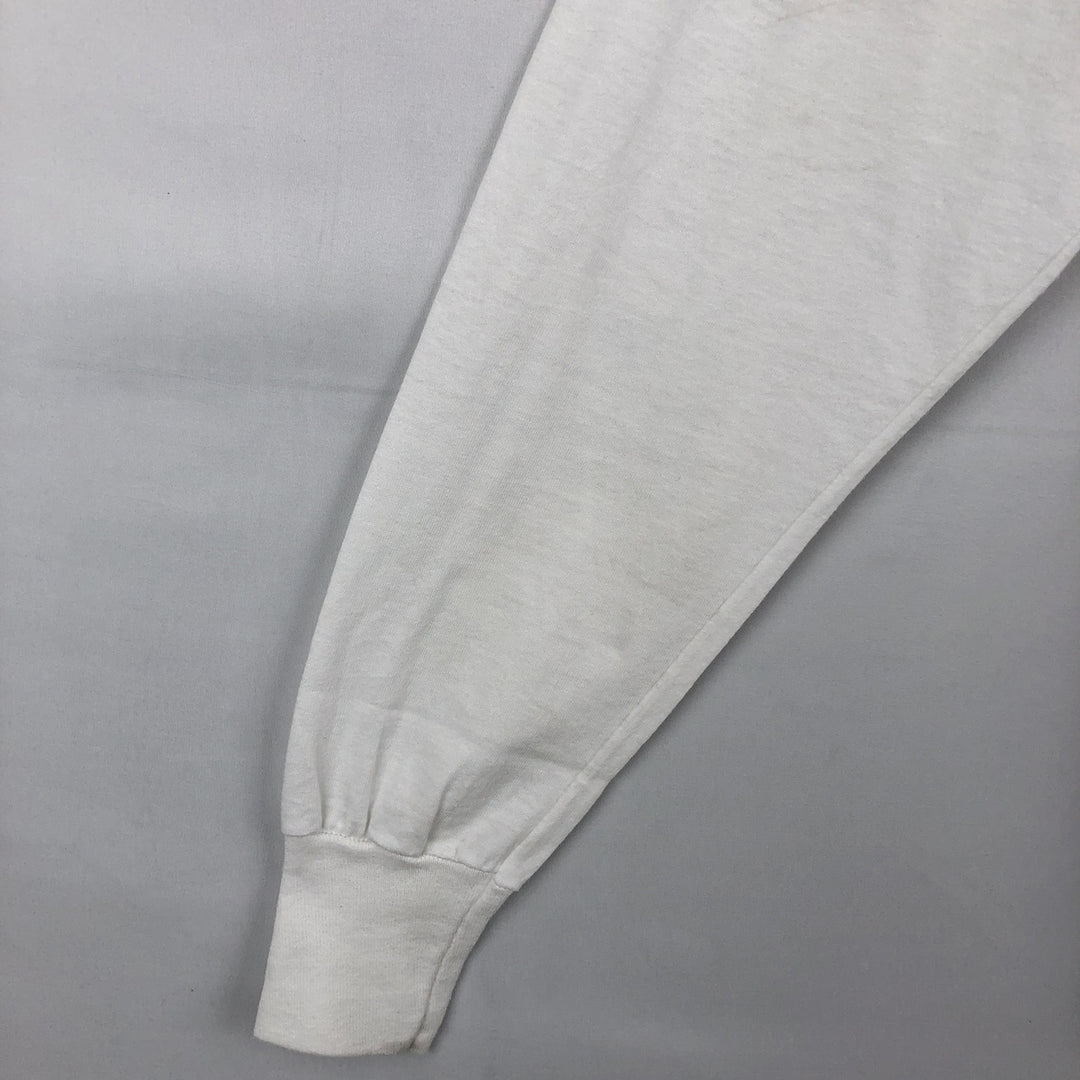 90'S SCREEN STARS Long Sleeve T-Shirt Made in USA Men's Size L Vintage cotton white type Vintage Second Hand