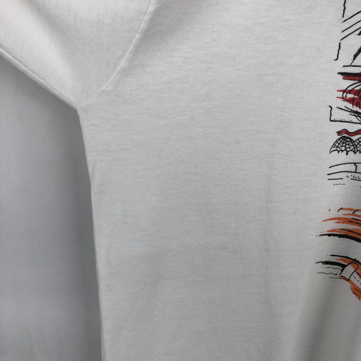 90'S SCREEN STARS Long Sleeve T-Shirt Made in USA Men's Size L Vintage cotton white type Vintage Second Hand