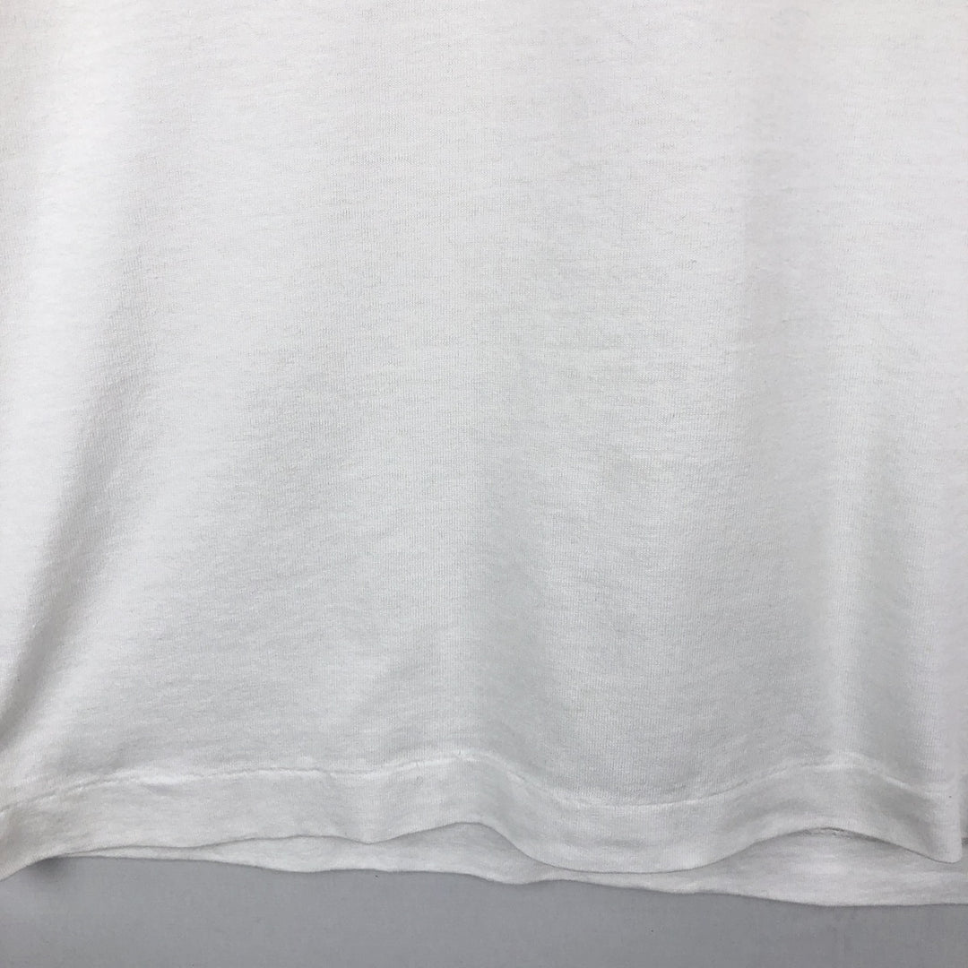 90'S SCREEN STARS Long Sleeve T-Shirt Made in USA Men's Size L Vintage cotton white type Vintage Second Hand