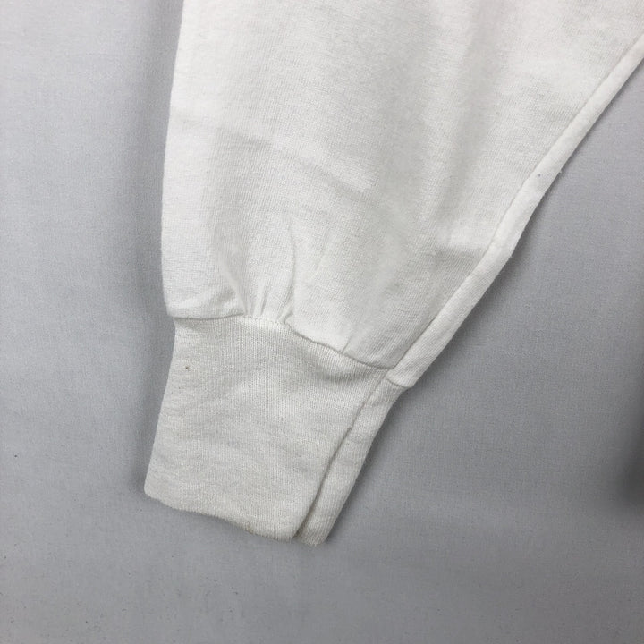 90'S SCREEN STARS Long Sleeve T-Shirt Made in USA Men's Size L Vintage cotton white type Vintage Second Hand