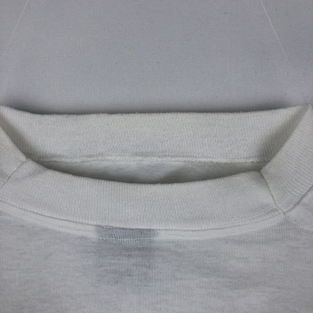90'S SCREEN STARS Long Sleeve T-Shirt Made in USA Men's Size L Vintage cotton white type Vintage Second Hand