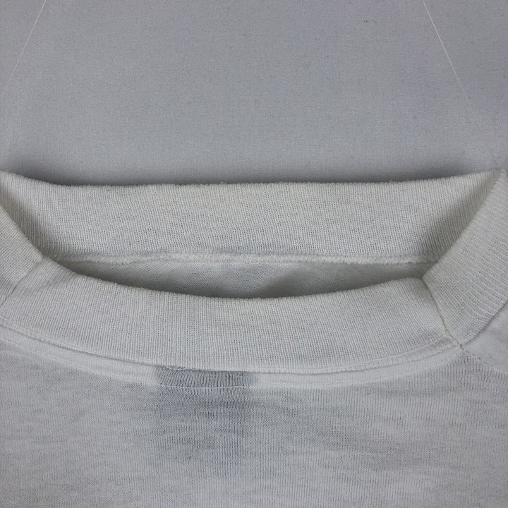 90'S SCREEN STARS Long Sleeve T-Shirt Made in USA Men's Size L Vintage cotton white type Vintage Second Hand