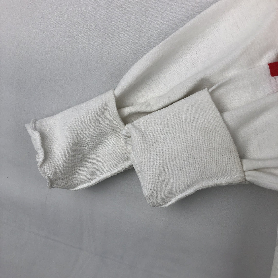 90'S SCREEN STARS Long Sleeve T-Shirt Made in USA Men's Size L Vintage cotton white type Vintage Second Hand
