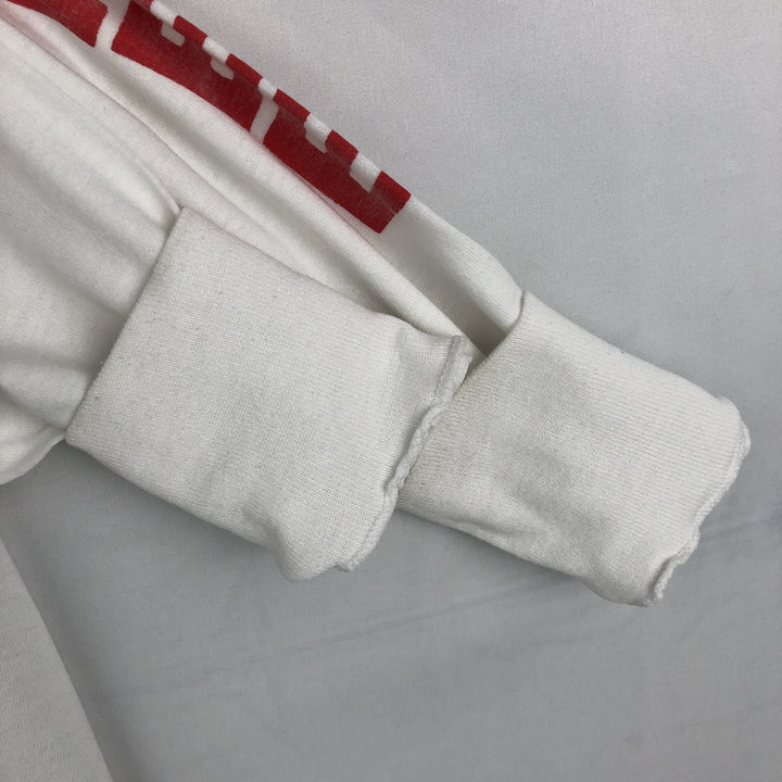 90'S SCREEN STARS Long Sleeve T-Shirt Made in USA Men's Size L Vintage cotton white type Vintage Second Hand