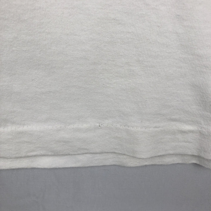 90'S Fruit of the Loom Screen Stars Long-Sleeve T-Shirt (Men's XL equivalent) cotton white type Vintage Second Hand