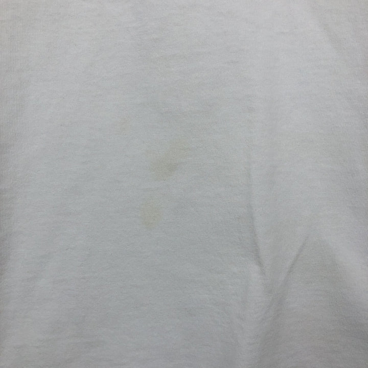 90'S Harley-Davidson Motorcycle Henley Neck Long-Sleeve T-Shirt (Men's XL equivalent) cotton white type Vintage Second Hand