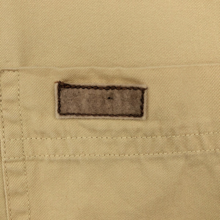 Carhartt Men's Short-Sleeve Work Shirt with Hidden Button-Down, Size XL cotton Beige type Vintage Second Hand