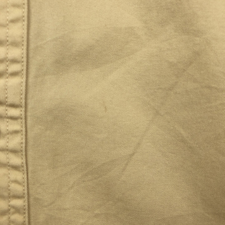 Carhartt Men's Short-Sleeve Work Shirt with Hidden Button-Down, Size XL cotton Beige type Vintage Second Hand