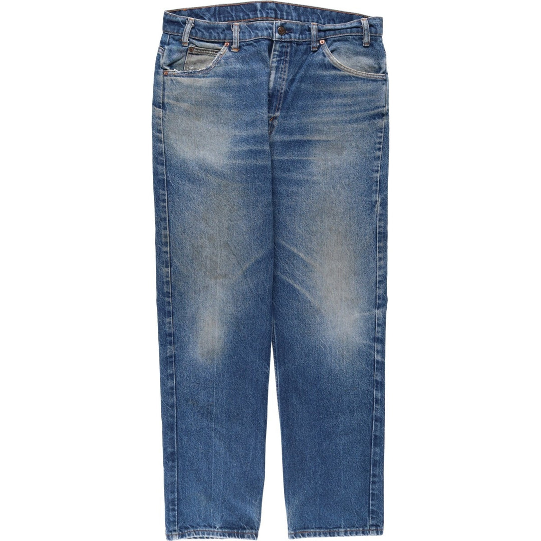 90'S Levi's 20505-0217 Orange Tab Tapered Denim Pants, Made in USA, Men's, Size 36, Vintage cotton blue type Vintage Second Hand
