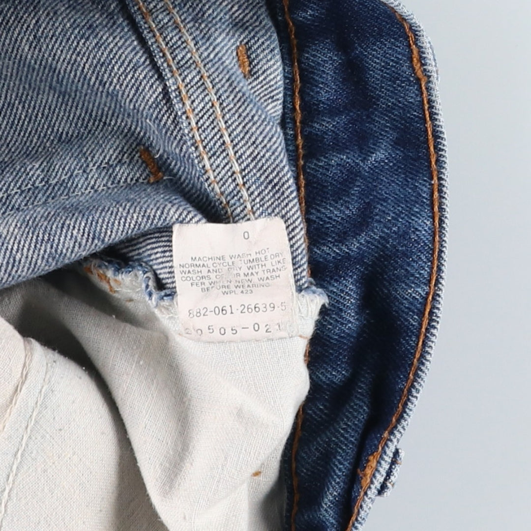 90'S Levi's 20505-0217 Orange Tab Tapered Denim Pants, Made in USA, Men's, Size 36, Vintage cotton blue type Vintage Second Hand
