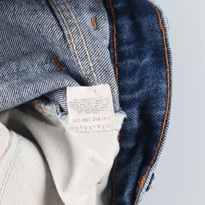 90'S Levi's 20505-0217 Orange Tab Tapered Denim Pants, Made in USA, Men's, Size 36, Vintage cotton blue type Vintage Second Hand