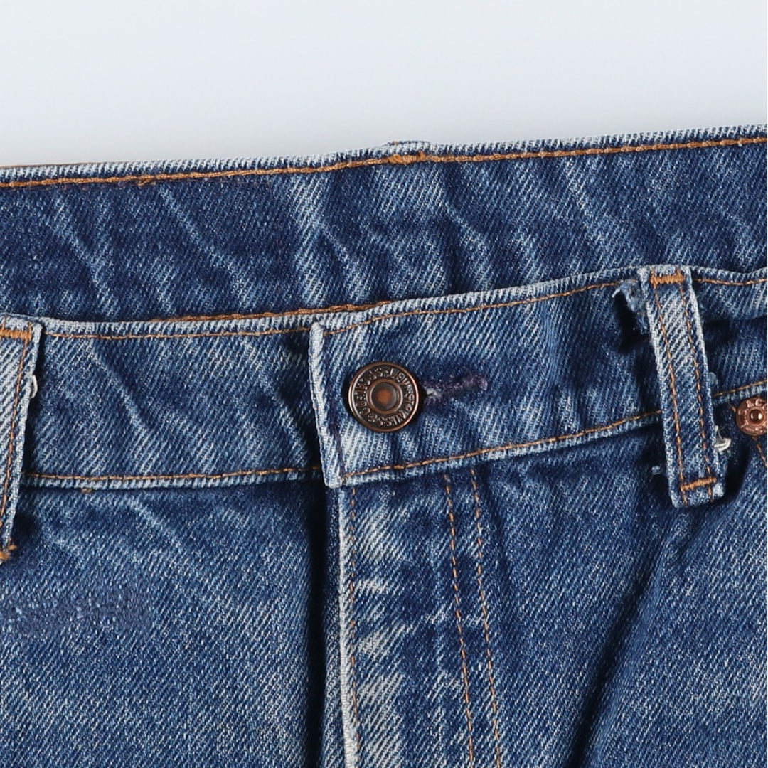 90'S Levi's 20505-0217 Orange Tab Tapered Denim Pants, Made in USA, Men's, Size 36, Vintage cotton blue type Vintage Second Hand