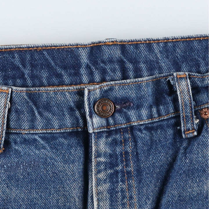 90'S Levi's 20505-0217 Orange Tab Tapered Denim Pants, Made in USA, Men's, Size 36, Vintage cotton blue type Vintage Second Hand