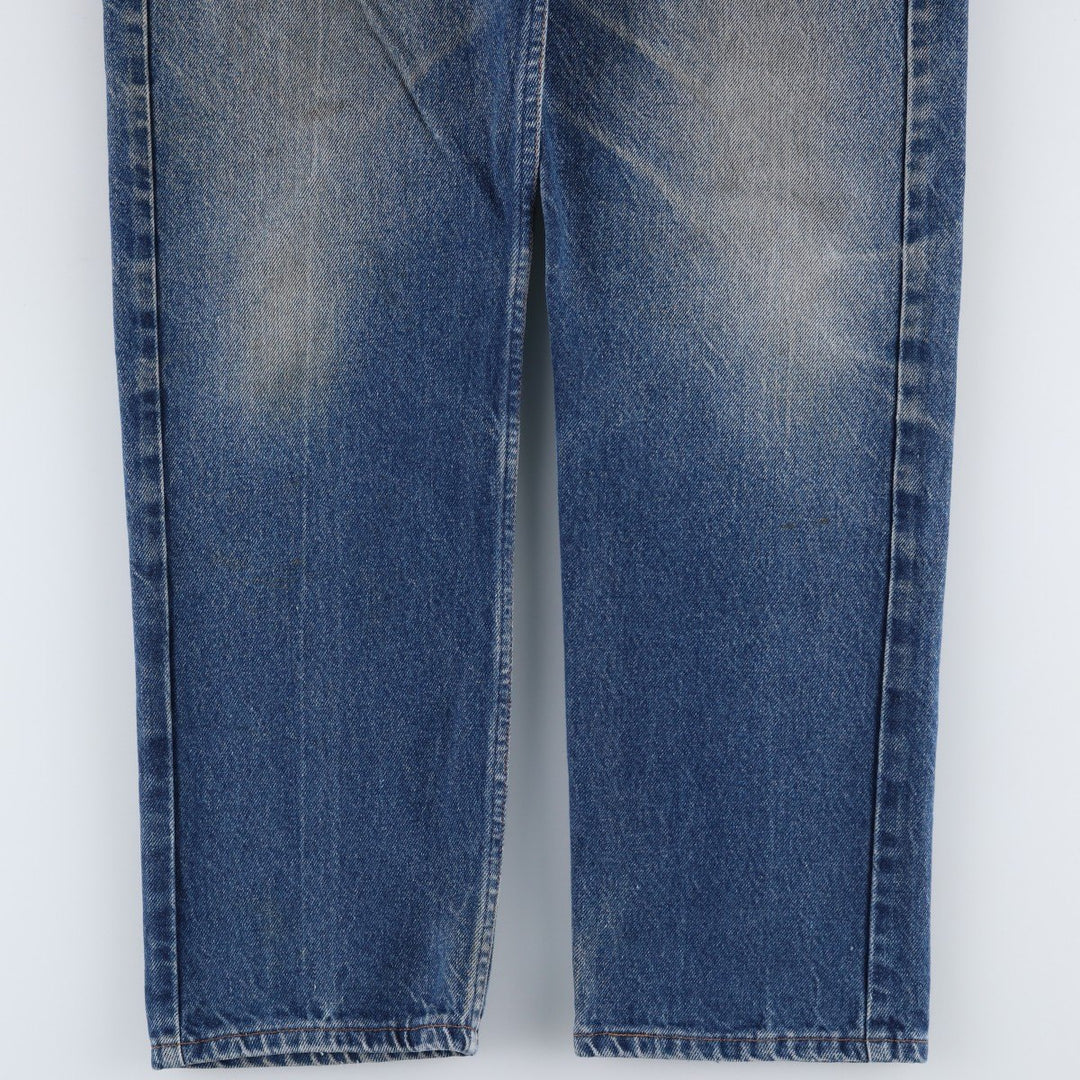 90'S Levi's 20505-0217 Orange Tab Tapered Denim Pants, Made in USA, Men's, Size 36, Vintage cotton blue type Vintage Second Hand