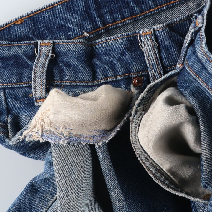 90'S Levi's 20505-0217 Orange Tab Tapered Denim Pants, Made in USA, Men's, Size 36, Vintage cotton blue type Vintage Second Hand