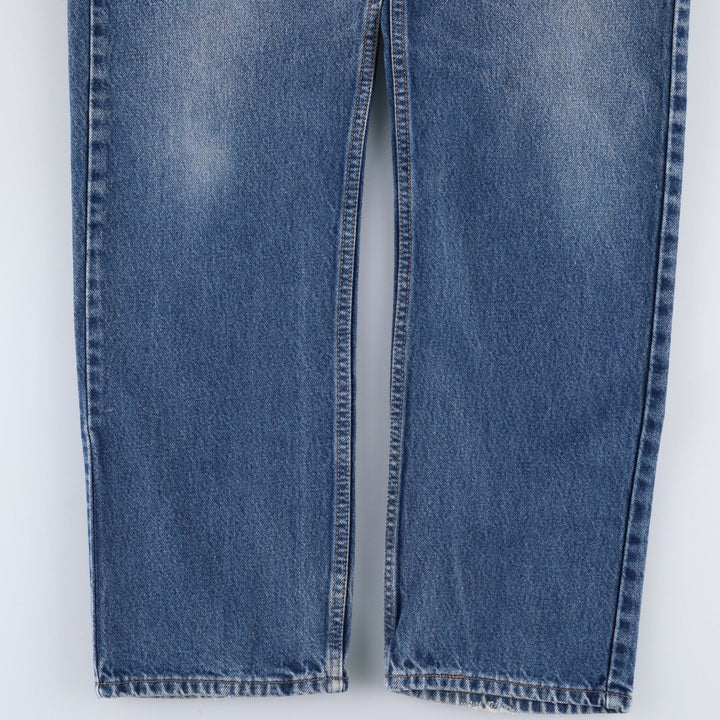 1990'S Levi's 505-0216 Regular Fit Straight Leg Tapered Denim Pants, Made in USA, Men's Size W34 (approx.), Vintage cotton blue type Vintage Second Hand