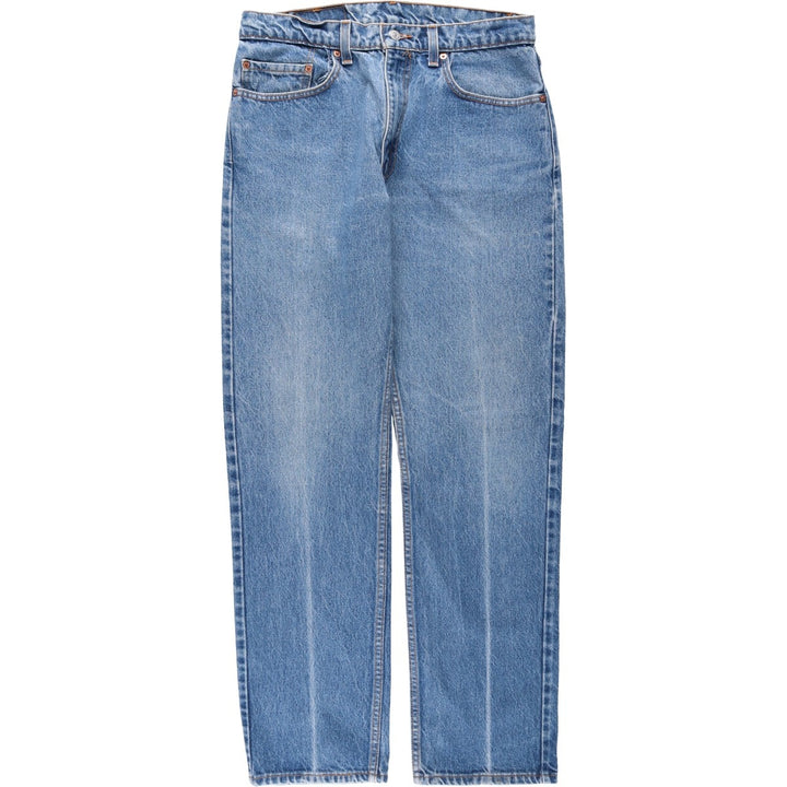 1990'S Levi's 505-0217 Regular Fit Straight Leg Tapered Denim Pants, Made in USA, Men's Size W33 (approx.), Vintage cotton blue type Vintage Second Hand