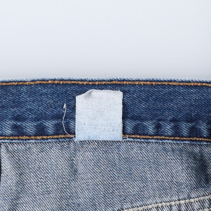 Levi's 505 Regular Fit Straight Leg Tapered Denim Pants, Men's Size W35 (approx.) unclear blue type Vintage Second Hand